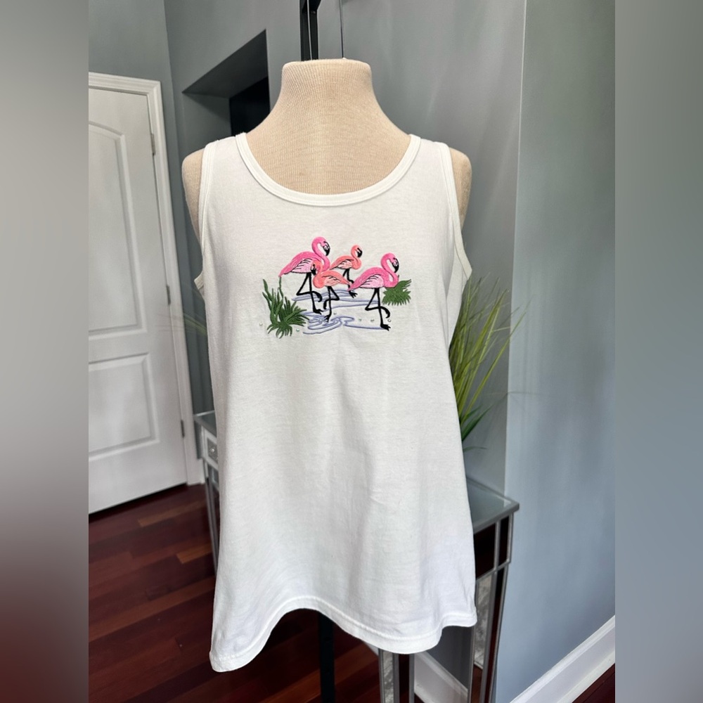 R&B Flamingo Tank Top
